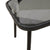 Garden Dining Set 2 pcs Black Poly Rattan