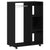 Wardrobe Black Oak 80x40x110 cm Engineered Wood