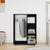 Wardrobe Black Oak 80x40x110 cm Engineered Wood