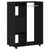 Wardrobe Black Oak 80x40x110 cm Engineered Wood