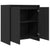 Sideboard Black Oak 70x41x75 cm Engineered Wood