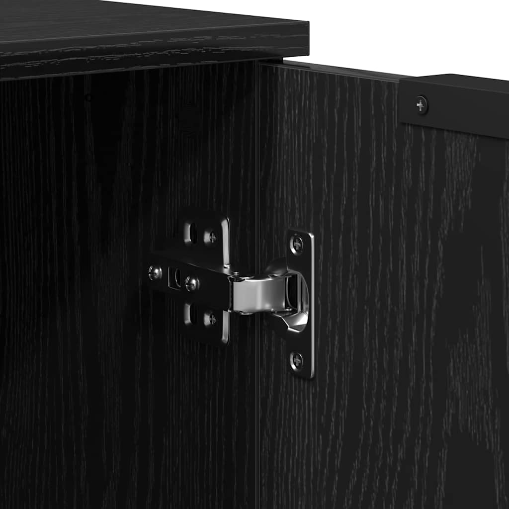 Sideboard Black 60 x 30 x 70 cm Engineered wood