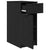 Desk Cabinet Black oak 33 x 50 x 75 cm Engineered Wood