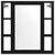 Bathroom Mirror Cabinet Black Oak 60x16x60 cm Engineered Wood