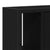 Bathroom Mirror Cabinet Black Oak 60x16x60 cm Engineered Wood