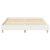 Bed Frame No Mattress White 150x200 cm Engineered Wood