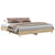 Bed Frame without Mattress Sonoma Oak 180x200cm Engineered Wood