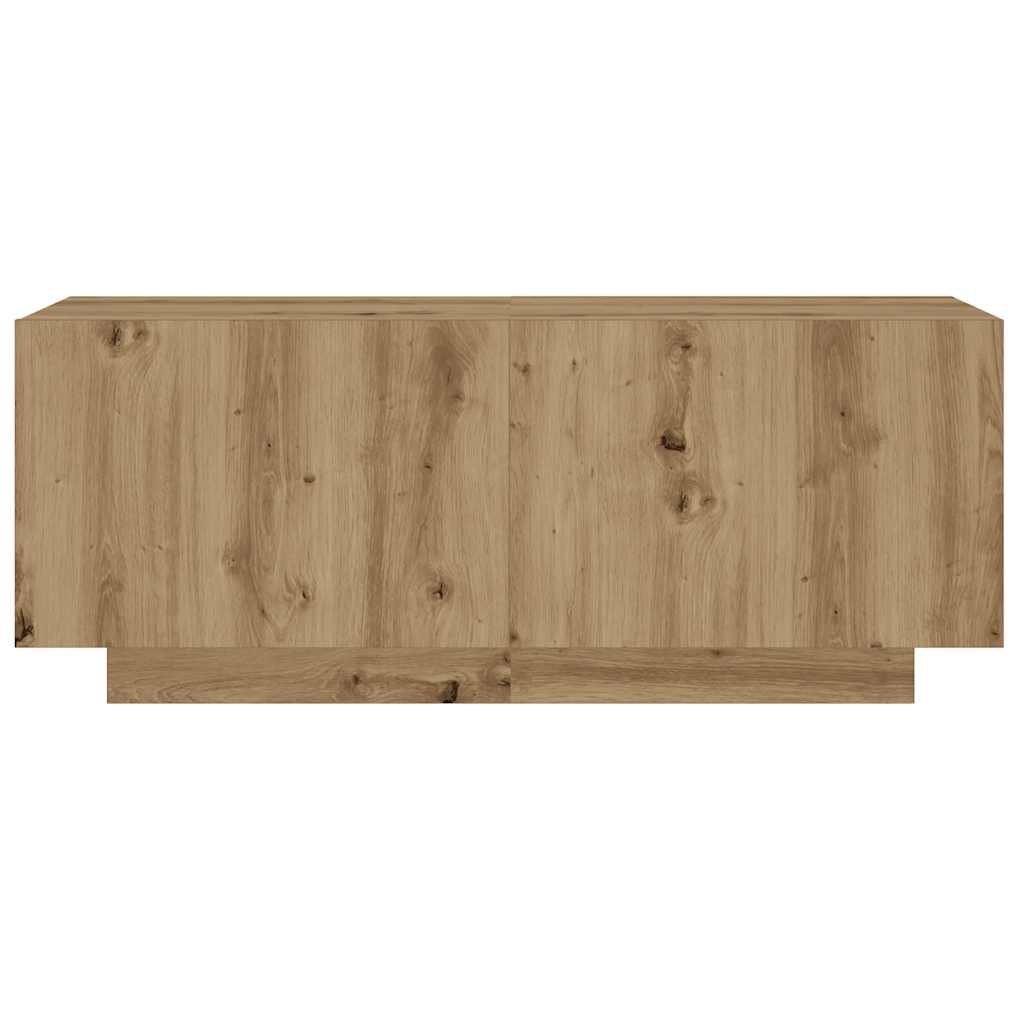 Bedside Cabinet Artisan Oak 100x35x40 cm Engineered Wood