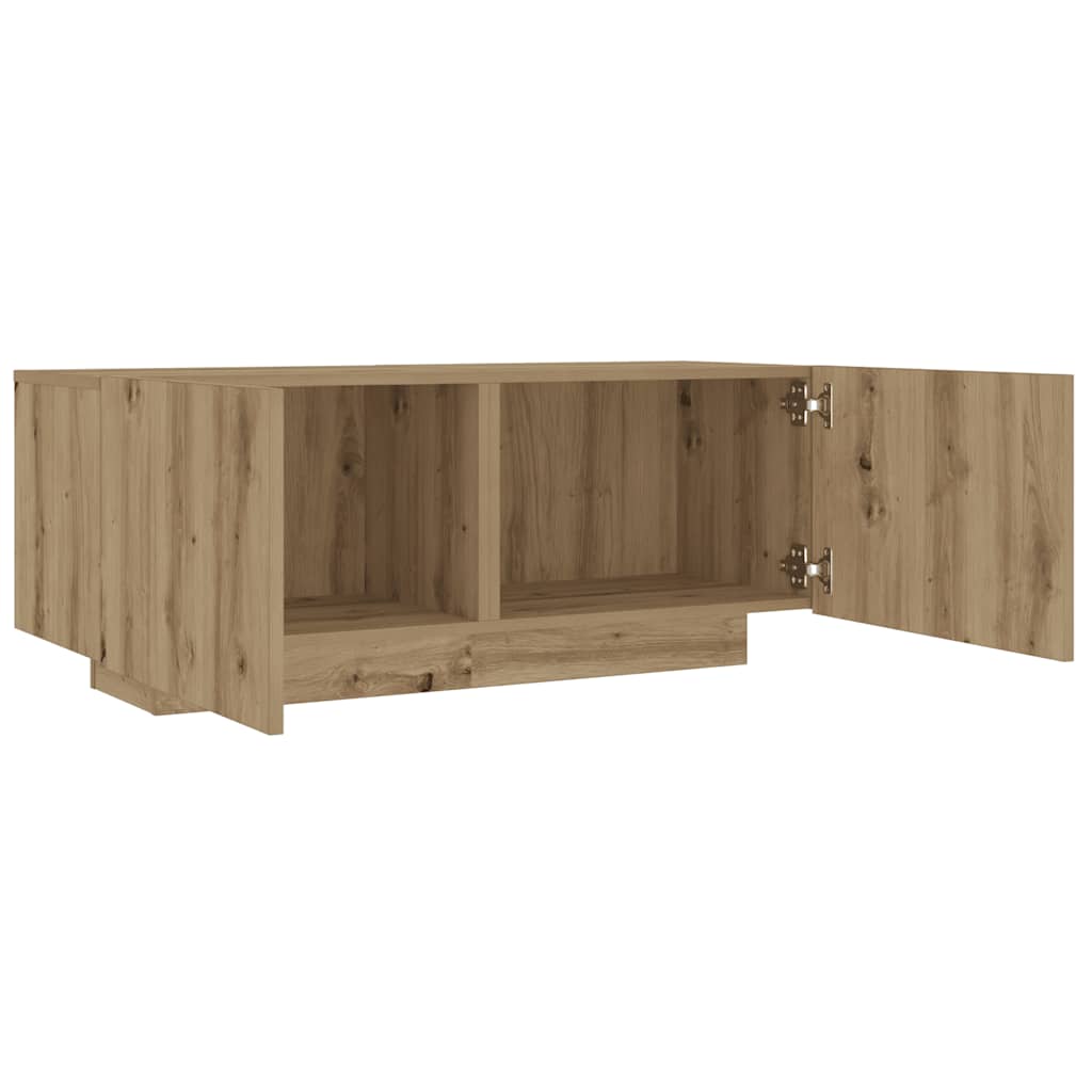 Bedside Cabinet Artisan Oak 100x35x40 cm Engineered Wood