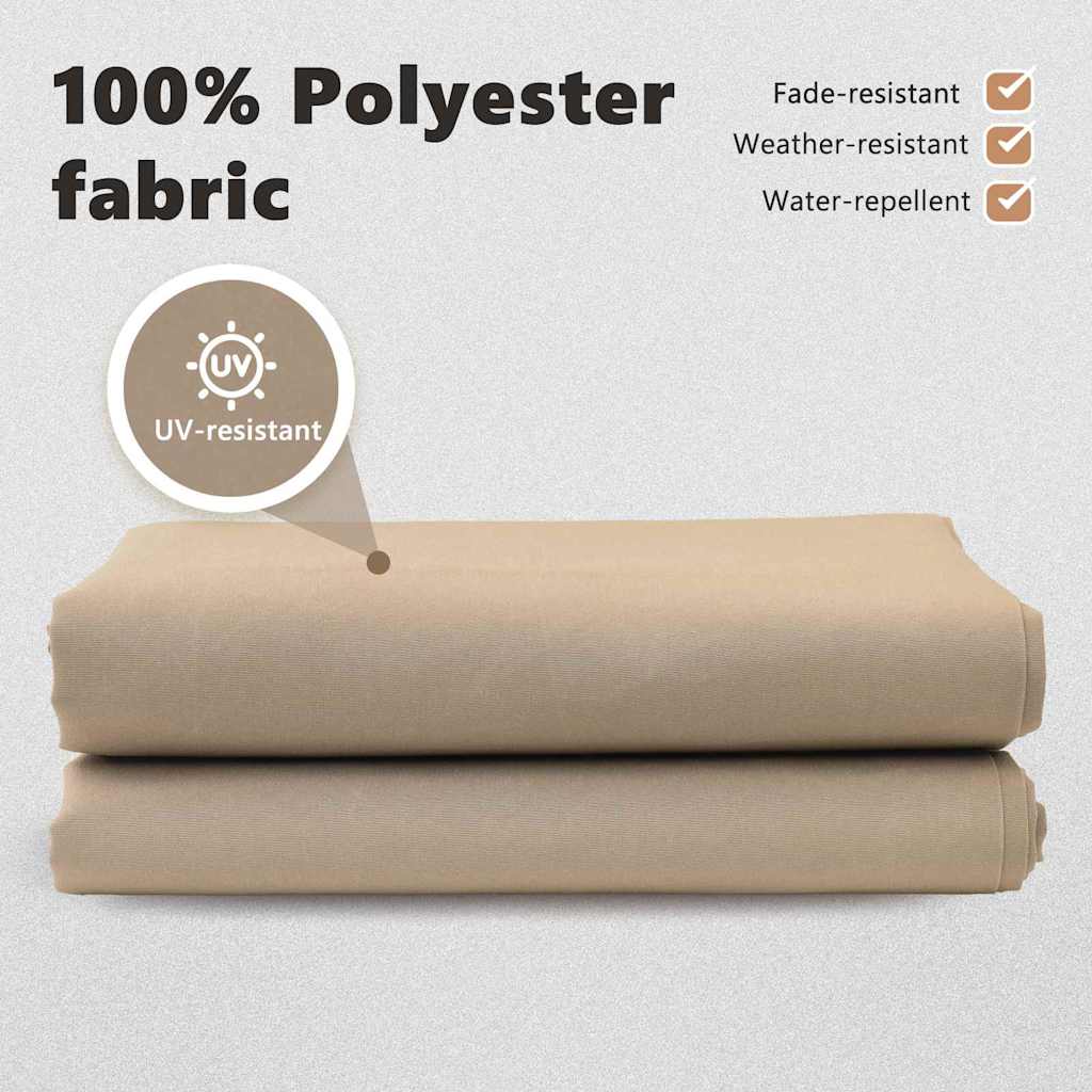 Awning Replacement Fabric Beige 4 x 3,5 m Polyester