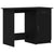 Desk Black oak 100 x 50 x 76 cm Engineered wood