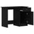 Desk Black oak 100 x 50 x 76 cm Engineered wood