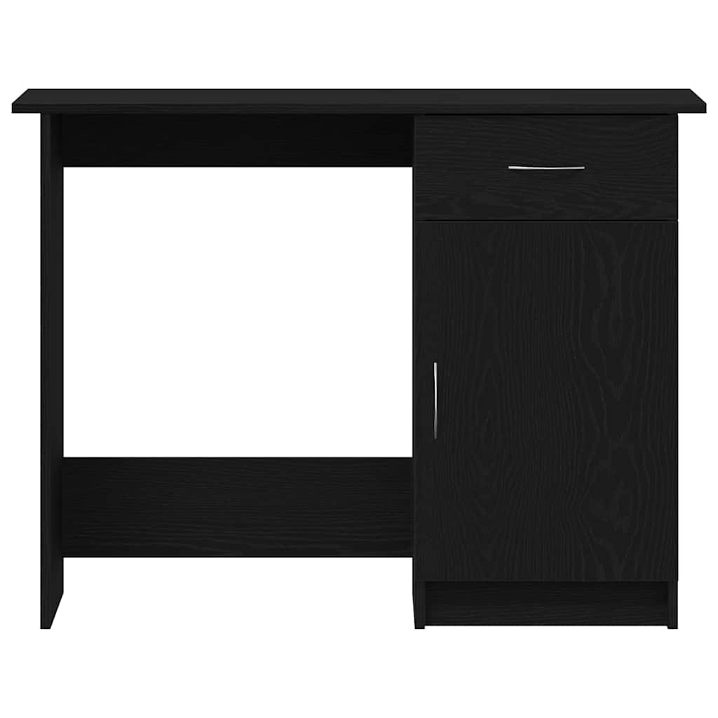 Desk Black oak 100 x 50 x 76 cm Engineered wood