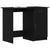 Desk Black oak 100 x 50 x 76 cm Engineered wood