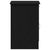 Desk Black oak 100 x 50 x 76 cm Engineered wood