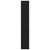 Bookcase Black oak 60 x 24 x 143 cm Engineered wood