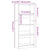 Bookcase Black oak 60 x 24 x 143 cm Engineered wood