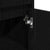 Bathroom Cabinet Black Oak 30 x 30 x 95 cm Engineered wood