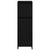 Bathroom Cabinet Black Oak 30 x 30 x 95 cm Engineered wood