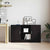 Sideboard Black 120 x 30.5 x 70 cm Engineered wood