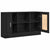 Sideboard Black 120 x 30.5 x 70 cm Engineered wood