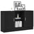 Sideboard Black 120 x 30.5 x 70 cm Engineered wood
