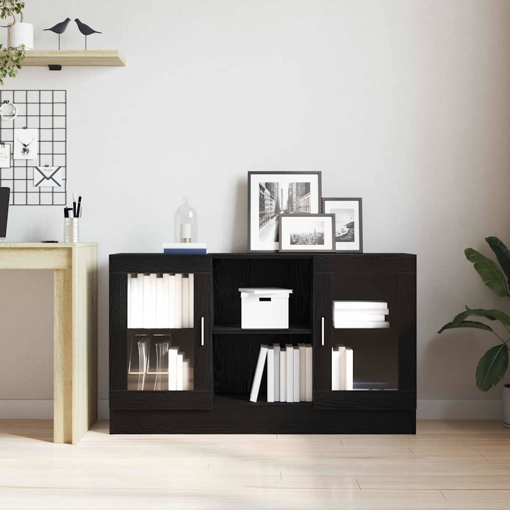 Sideboard Black 120 x 30.5 x 70 cm Engineered wood