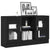 Sideboard Black 120 x 30.5 x 70 cm Engineered wood