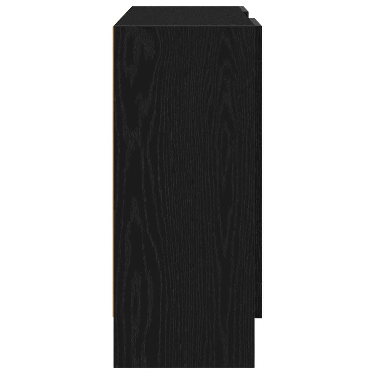 Sideboard Black Oak 120 x 30,5 x 70 cm Engineered Wood