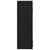 Bathroom Mirror Cabinet with Door Black oak 62.5 x 20.5 x 64 cm
