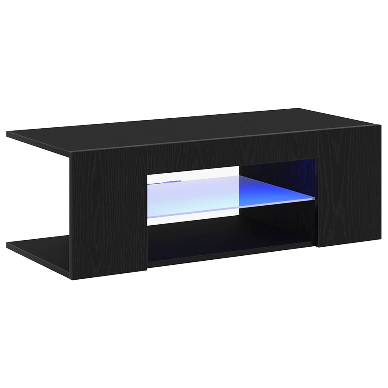 TV Cabinet Black Oak 90 x 39 x 30 cm Engineered Wood
