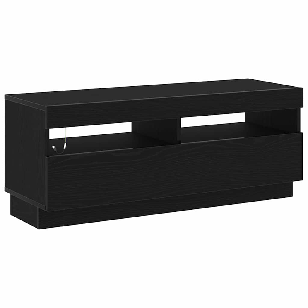 TV Cabinet 100 x 35 x 40 cm Black Oak Engineered Wood