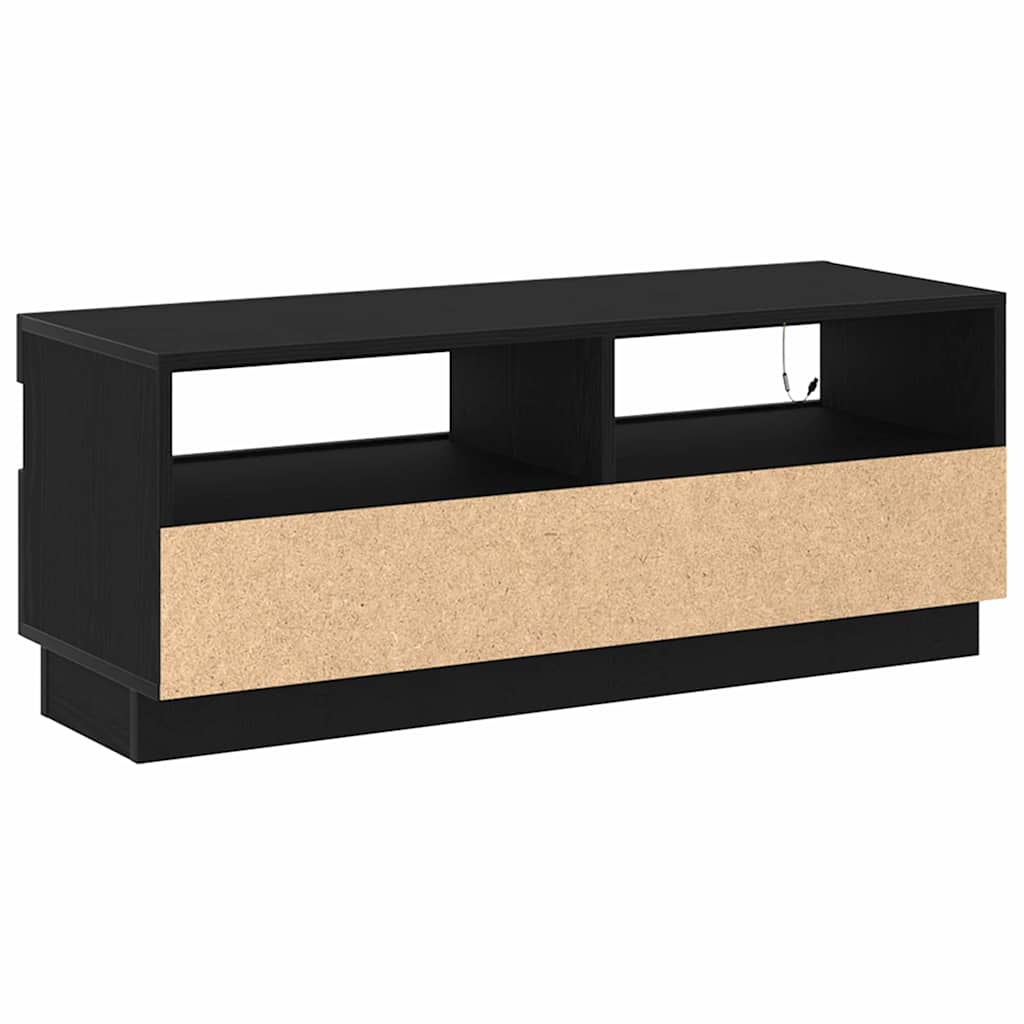 TV Cabinet 100 x 35 x 40 cm Black Oak Engineered Wood