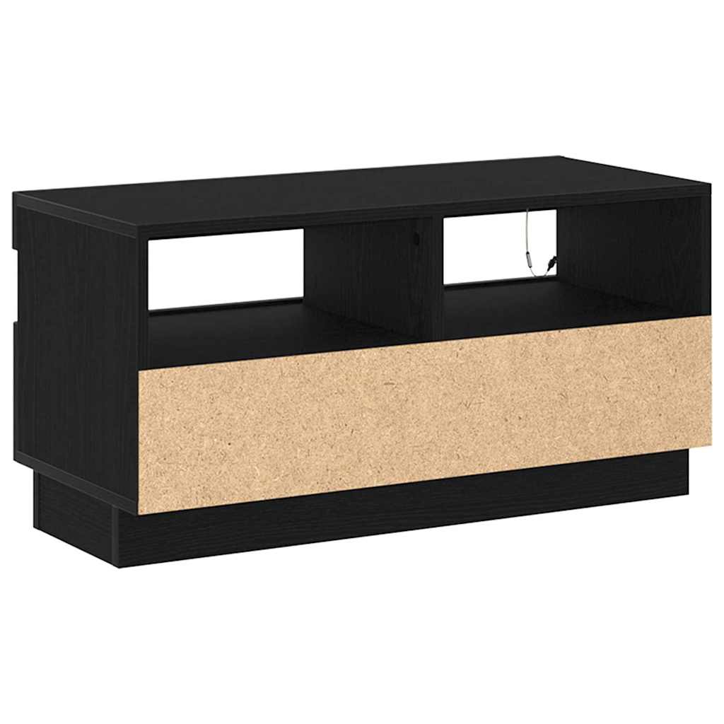 TV Cabinet 80 x 35 x 40 cm Black Oak Engineered Wood