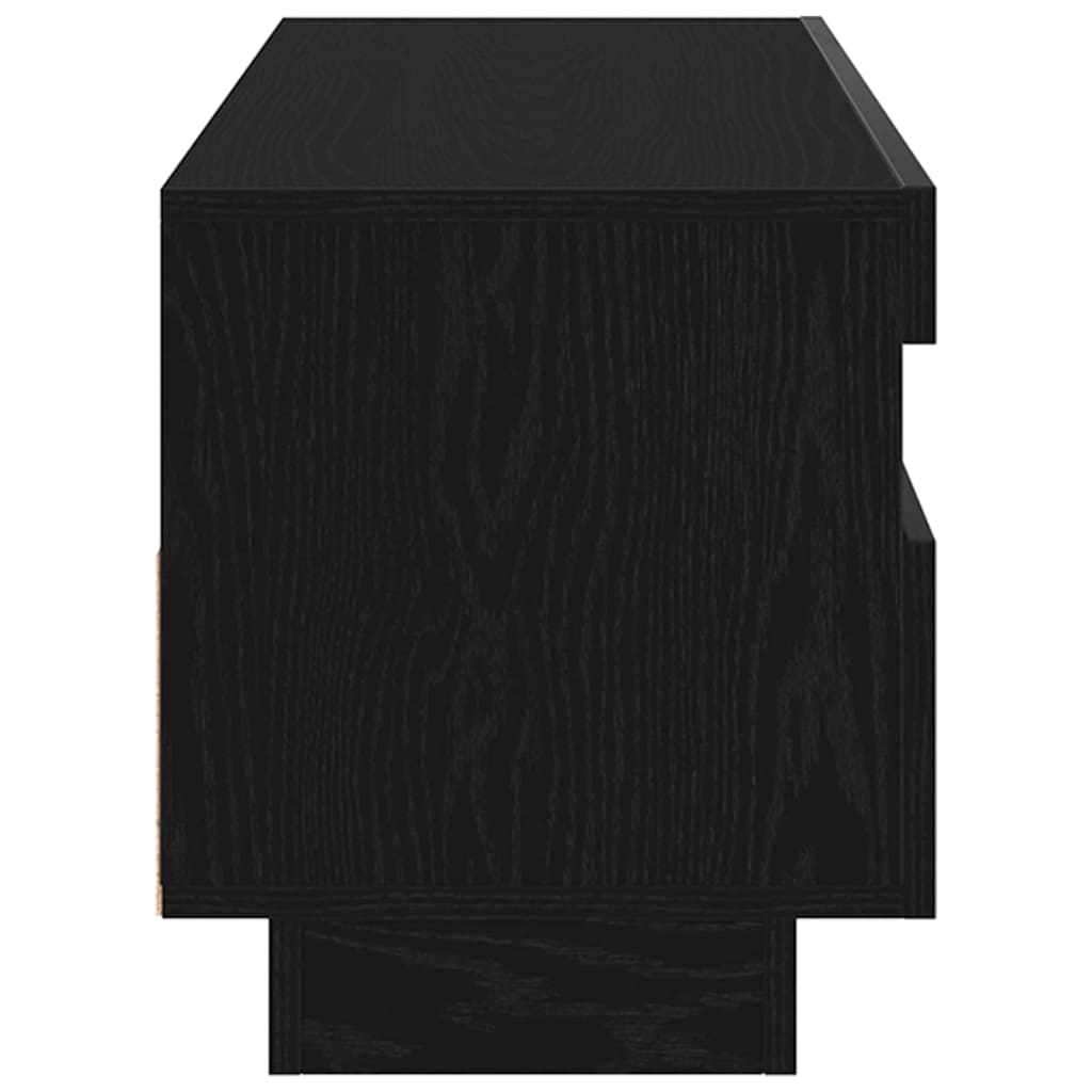 TV Cabinet 80 x 35 x 40 cm Black Oak Engineered Wood