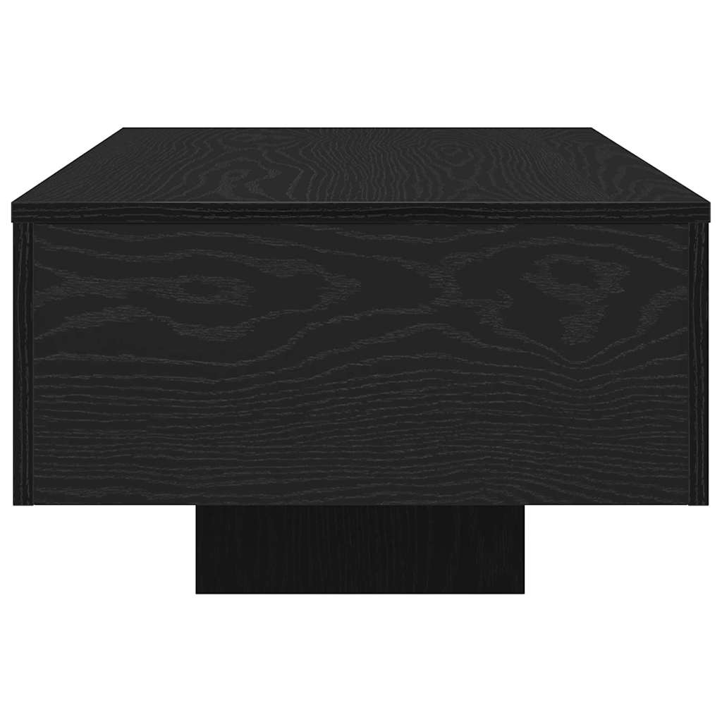 Coffee Table Black oak 100 x 49.5 x 31 cm Engineered wood