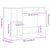 Desk with Shelf Black Oak 102.5 x 35 x 75 cm Engineered wood