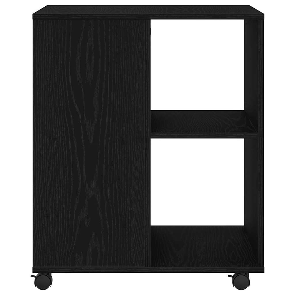 Storage Cabinet Black Oak 60 x 53 x 72,5 cm Engineered Wood
