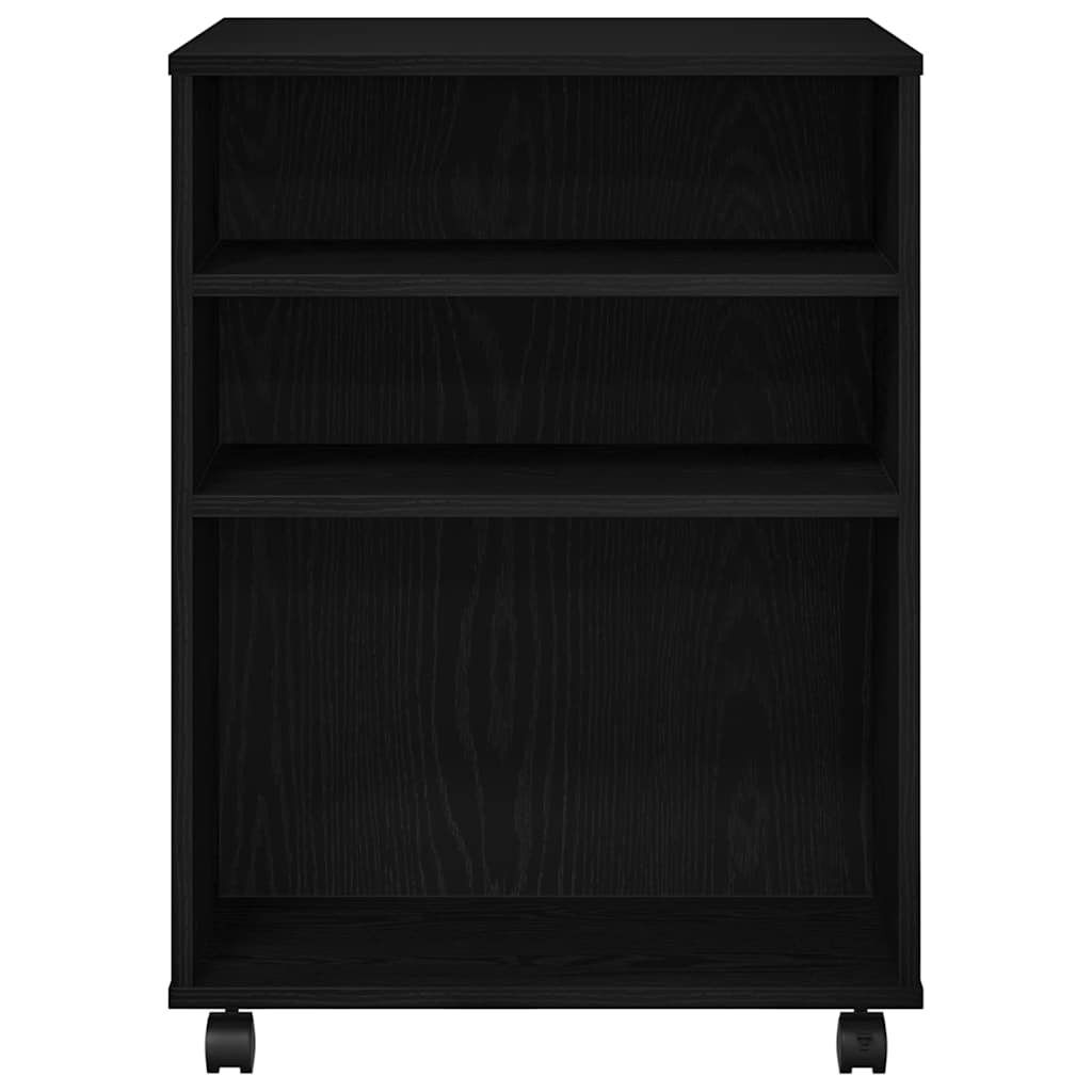 Storage Cabinet Black Oak 60 x 53 x 72,5 cm Engineered Wood
