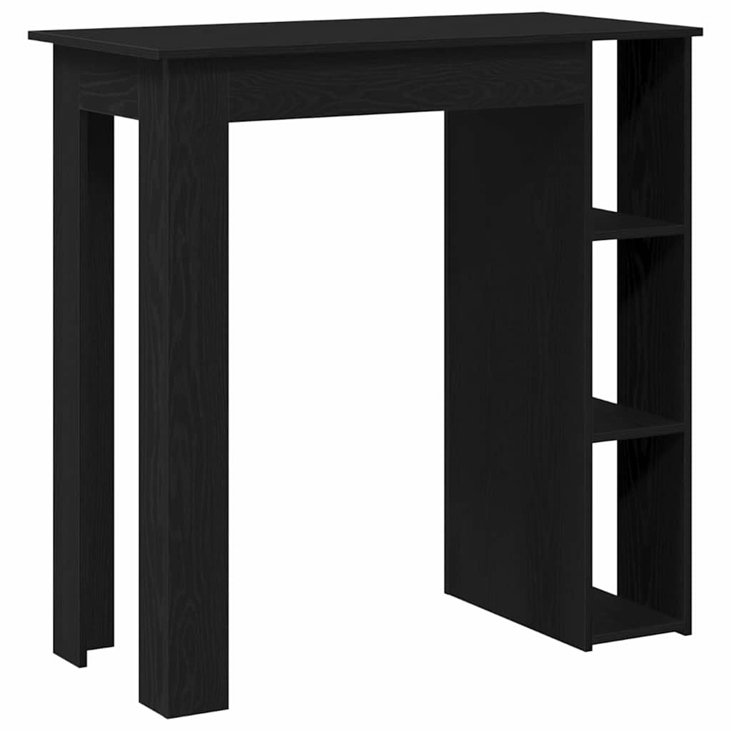 Bar Table 102 x 50 x 103,5 cm Engineered Wood Black Oak