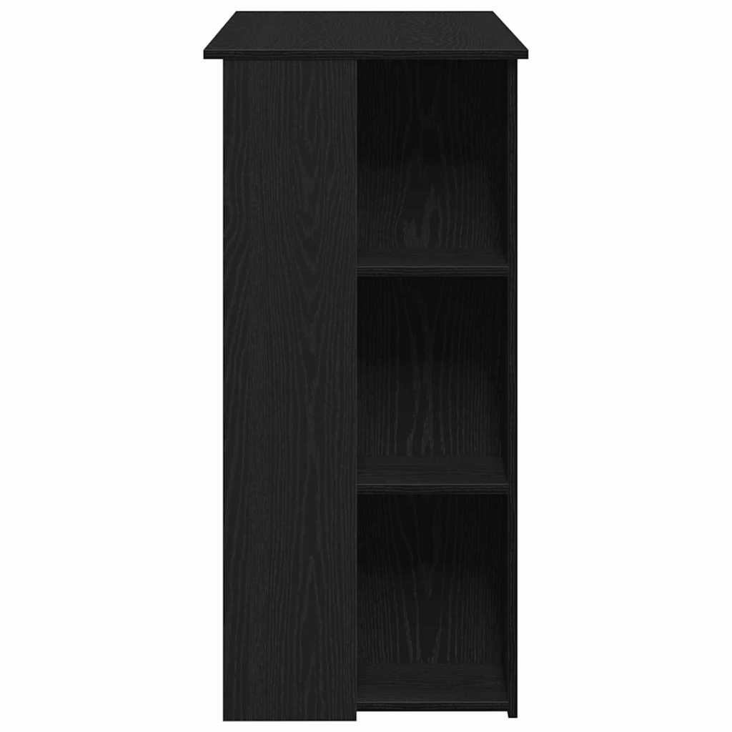 Bar Table 102 x 50 x 103,5 cm Engineered Wood Black Oak