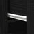 Sideboard with Drawer Black Oak 80 x 33 x 70 cm Engineered wood