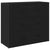 Black Oak Sideboard Black Oak 80 x 33 x 70 cm Engineered wood
