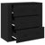 Black Oak Sideboard Black Oak 80 x 33 x 70 cm Engineered wood