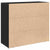 Black Oak Sideboard Black Oak 80 x 33 x 70 cm Engineered wood