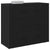 Black Oak Sideboard Black Oak 80 x 33 x 70 cm Engineered wood