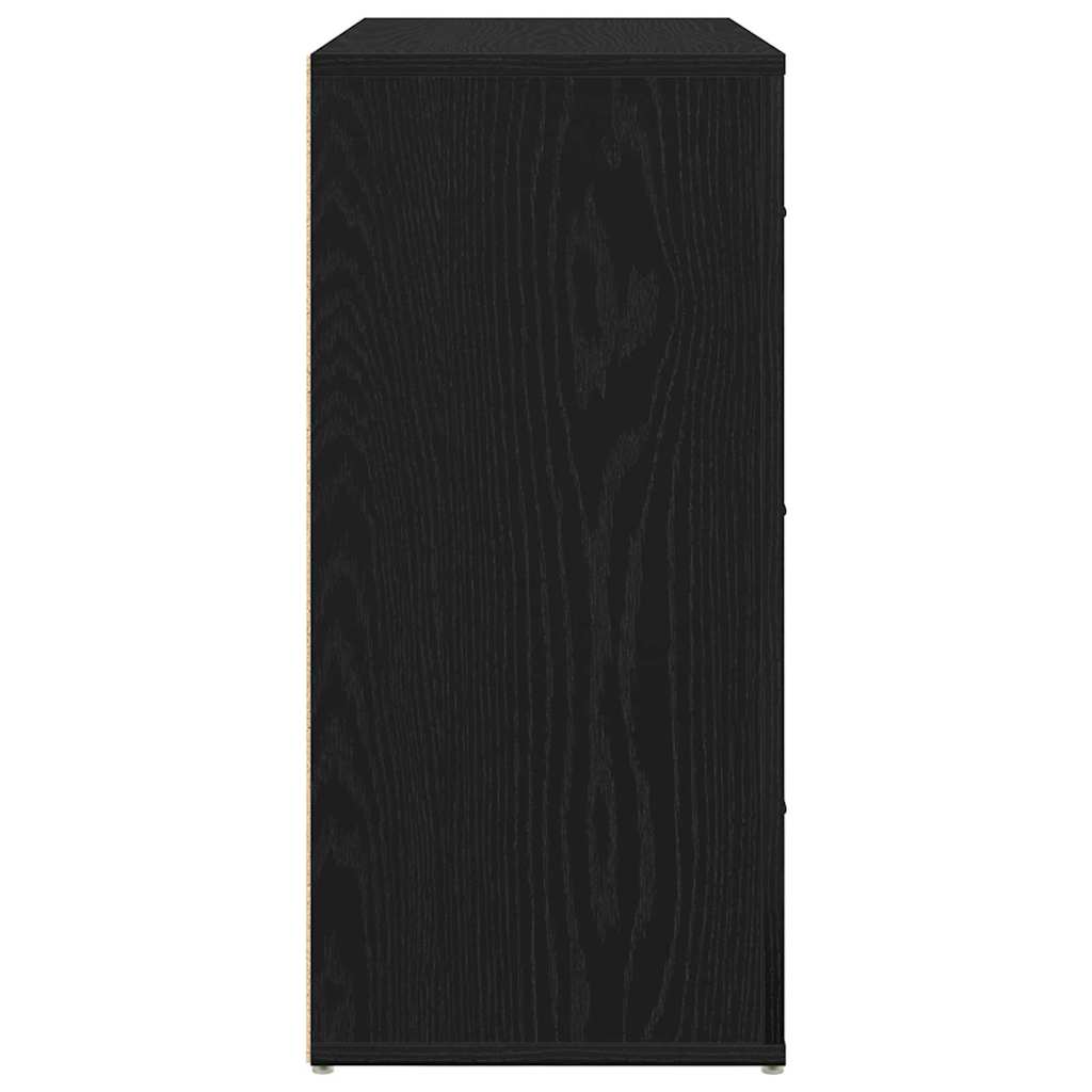 Black Oak Sideboard Black Oak 80 x 33 x 70 cm Engineered wood