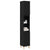 Bathroom Cabinet Black oak 30 x 30 x 190 cm Engineered Wood