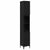 Bathroom Cabinet Black oak 30 x 30 x 190 cm Engineered Wood