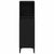 Bathroom Cabinet Black oak 30 x 30 x 100 cm Engineered Wood